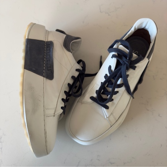 AS.98 Hannie mid top platform sneakers in white leather Size:40 EU/ 10 US - Picture 1 of 6